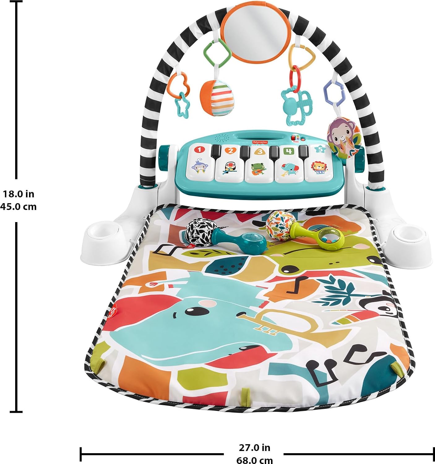 Fisher-Price Playmat Deluxe Kick & Play Gym Review